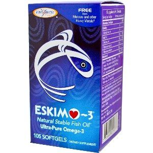 Eskimo-3 Fish Oil 500 mg (105 softgels) Enzymatic Therapy